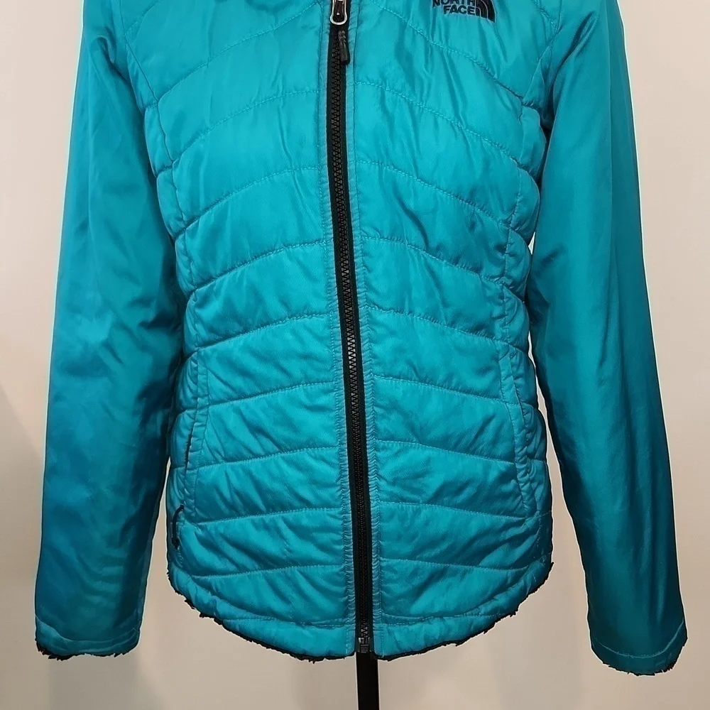 The North Face Mossbud Reversible Quilted Down Jacket Women's Sz S/P NICE!